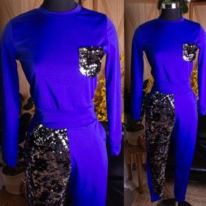 Colorblock Sequin Set